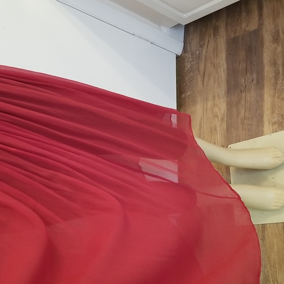 Matinique  In Wear Silk  Sheer Vintage Skirt + free underskirt. - Picture 3 of 5